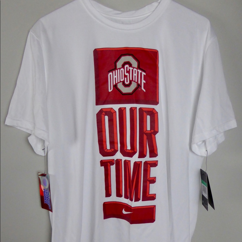 Ohio State Buckeyes OSU Nike Our Time T-Shirt NWT